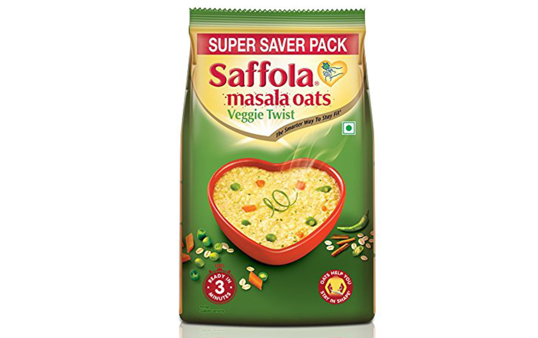 Saffola Masala Oats Veggie Twist   Pack  400 grams